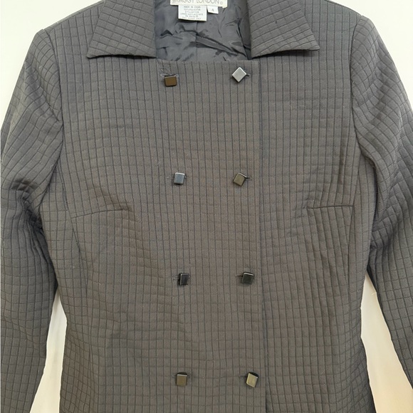 Vintage Maggy London Black Double-Breasted Blazer - Picture 5 of 13